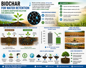 BIOCHAR FOR WATER RETENTION – A CLIMATE ADAPTATION SOLUTION FOR AGRICULTURE