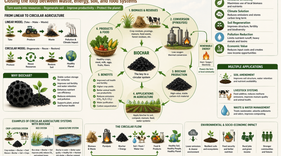 BIOCHAR IN CIRCULAR AGRICULTURE MODELS