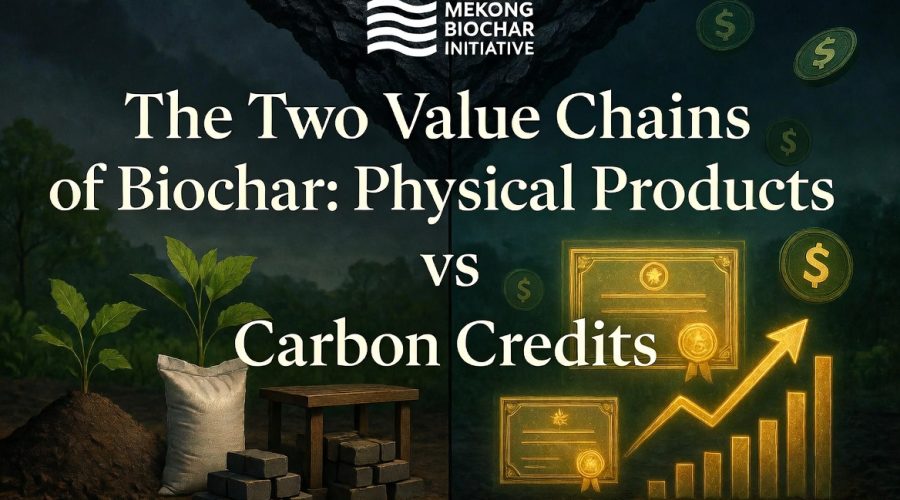 The Two Value Chains of Biochar: Physical Products vs Carbon Credits