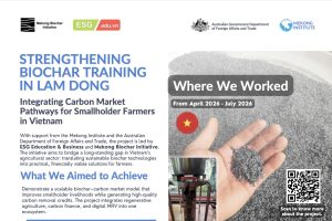 Strengthening Biochar Training in Lam Dong: Integrating Carbon Market Pathways for Smallholder Farmers in Vietnam