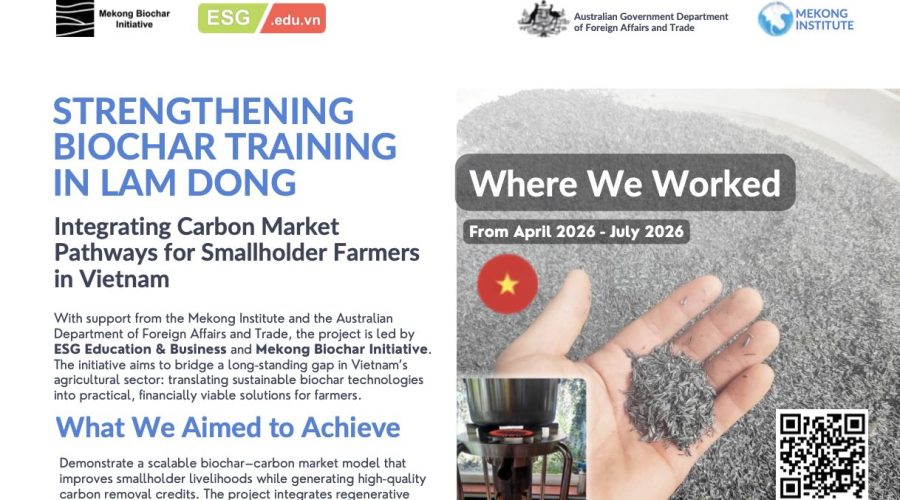 Strengthening Biochar Training in Lam Dong: Integrating Carbon Market Pathways for Smallholder Farmers in Vietnam